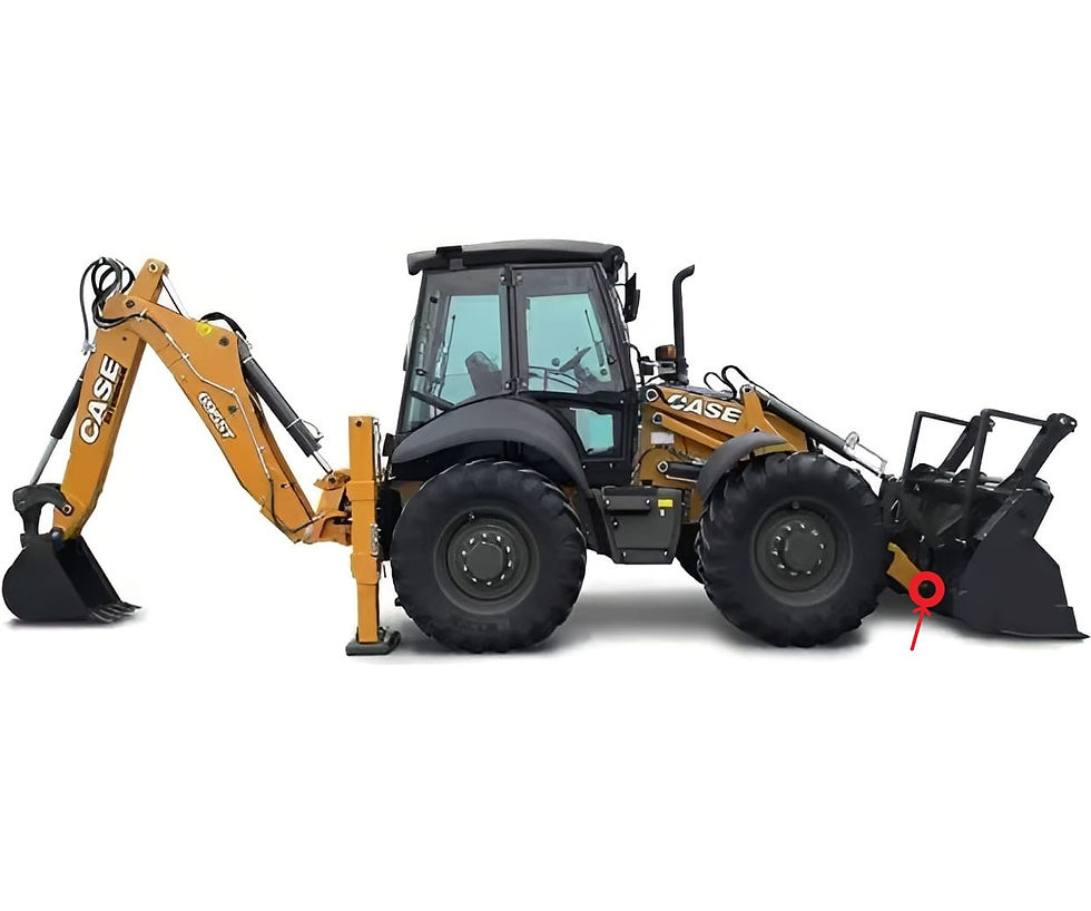 Miniatură: Bucsa prindere cupa fata CASE 695ST 85804475