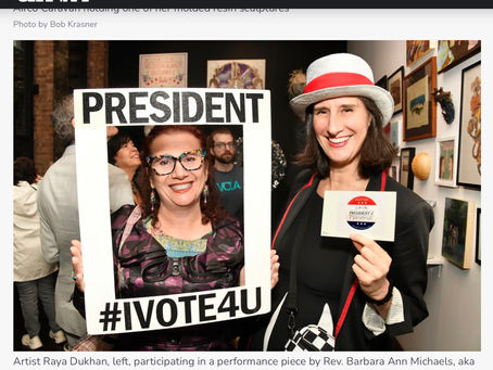 #IVote4U @  Every Woman Biennial in AM New York