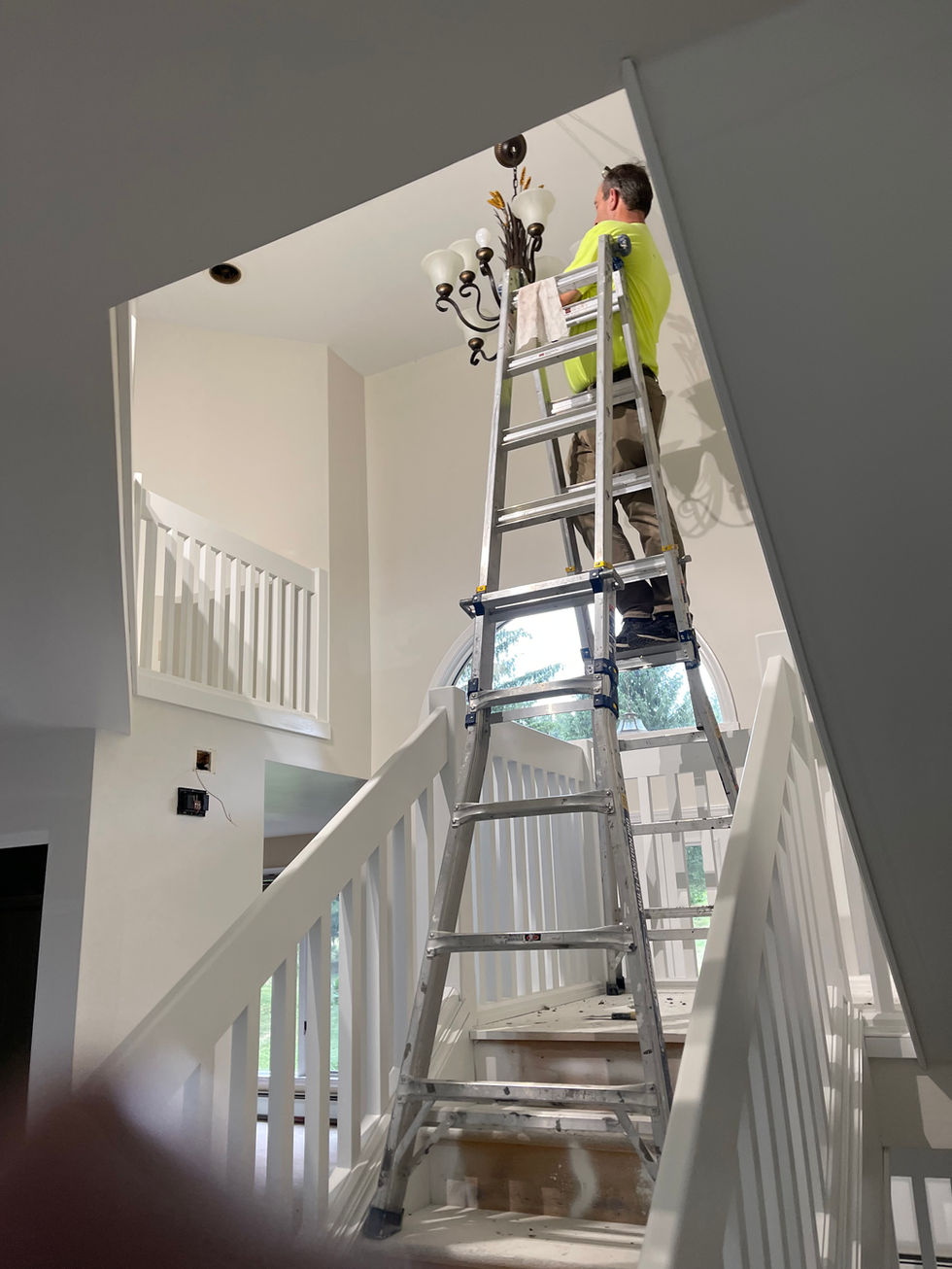 Professional interior painting in Gainesville, FL, with expert wall preparation and premium paint for a flawless home makeove