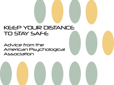 APA - Keeping your distance to Stay Safe