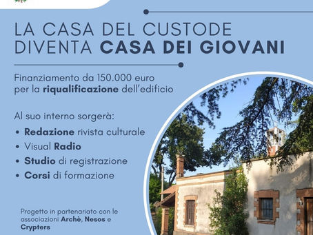 Grottaferrata - La Casa del custode diventa Casa dei Giovani: vinto il finanziamento da 150.000 euro