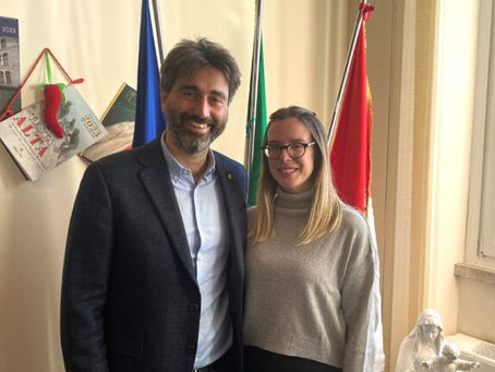 Grottaferrata–Consiglio dei Giovani:“Auguri di buon lavoro alla nuova
presidente Federica Ottaviani"
