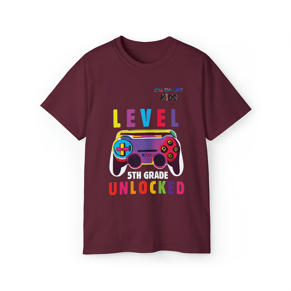 Thumbnail: 5th Grade Level Unlocked Unisex Ultra Cotton Tee