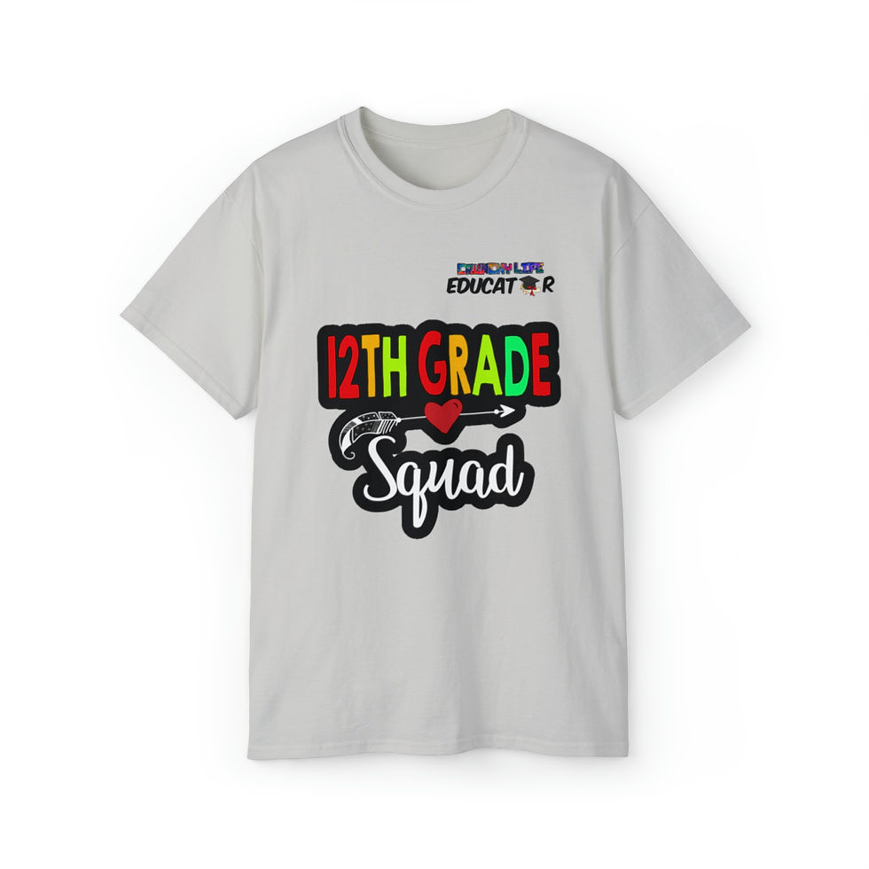 Thumbnail: Teacher 12th grade Squad  Unisex Ultra Cotton Tee