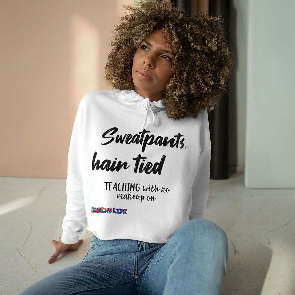 Thumbnail: Drake: Teaching with no makeup Crop Hoodie