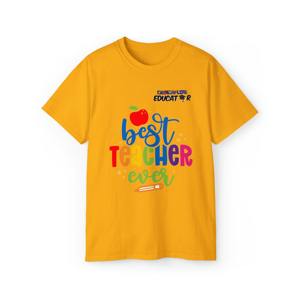 Thumbnail: Best Teacher Ever Unisex Ultra Cotton Tee