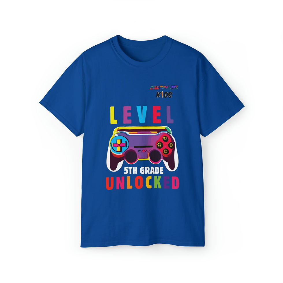 Thumbnail: 5th Grade Level Unlocked Unisex Ultra Cotton Tee