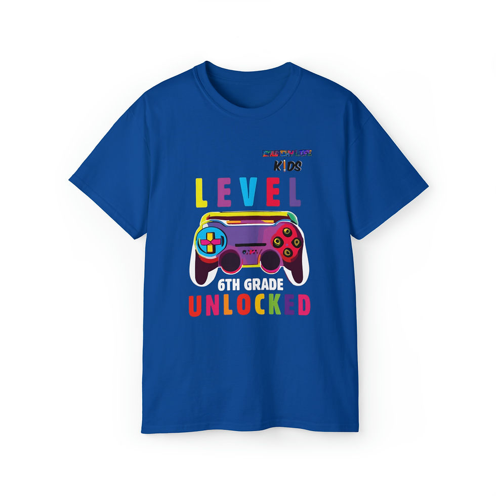Thumbnail: 6th Grade Level Unlocked Unisex Ultra Cotton Tee