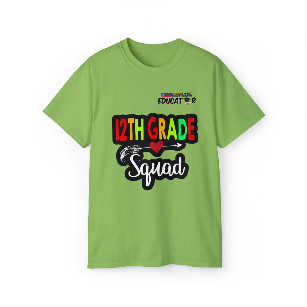 Thumbnail: Teacher 12th grade Squad  Unisex Ultra Cotton Tee