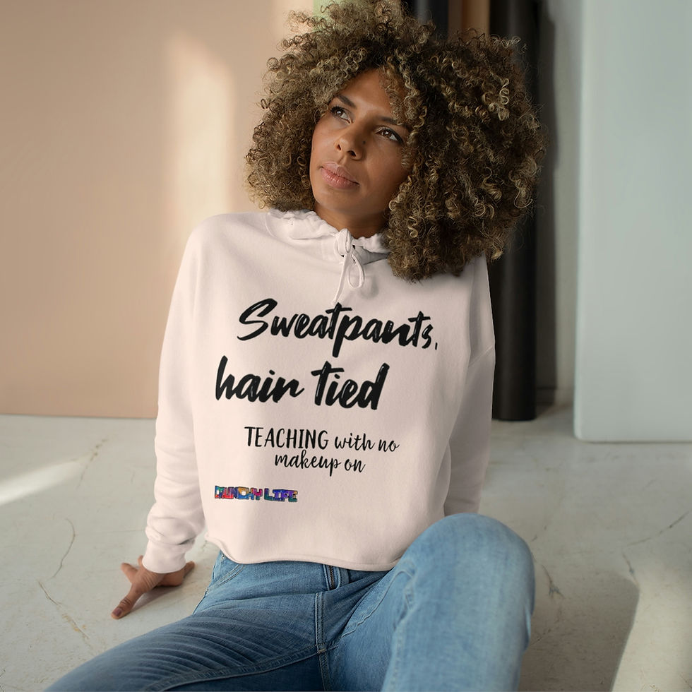 Thumbnail: Drake: Teaching with no makeup Crop Hoodie