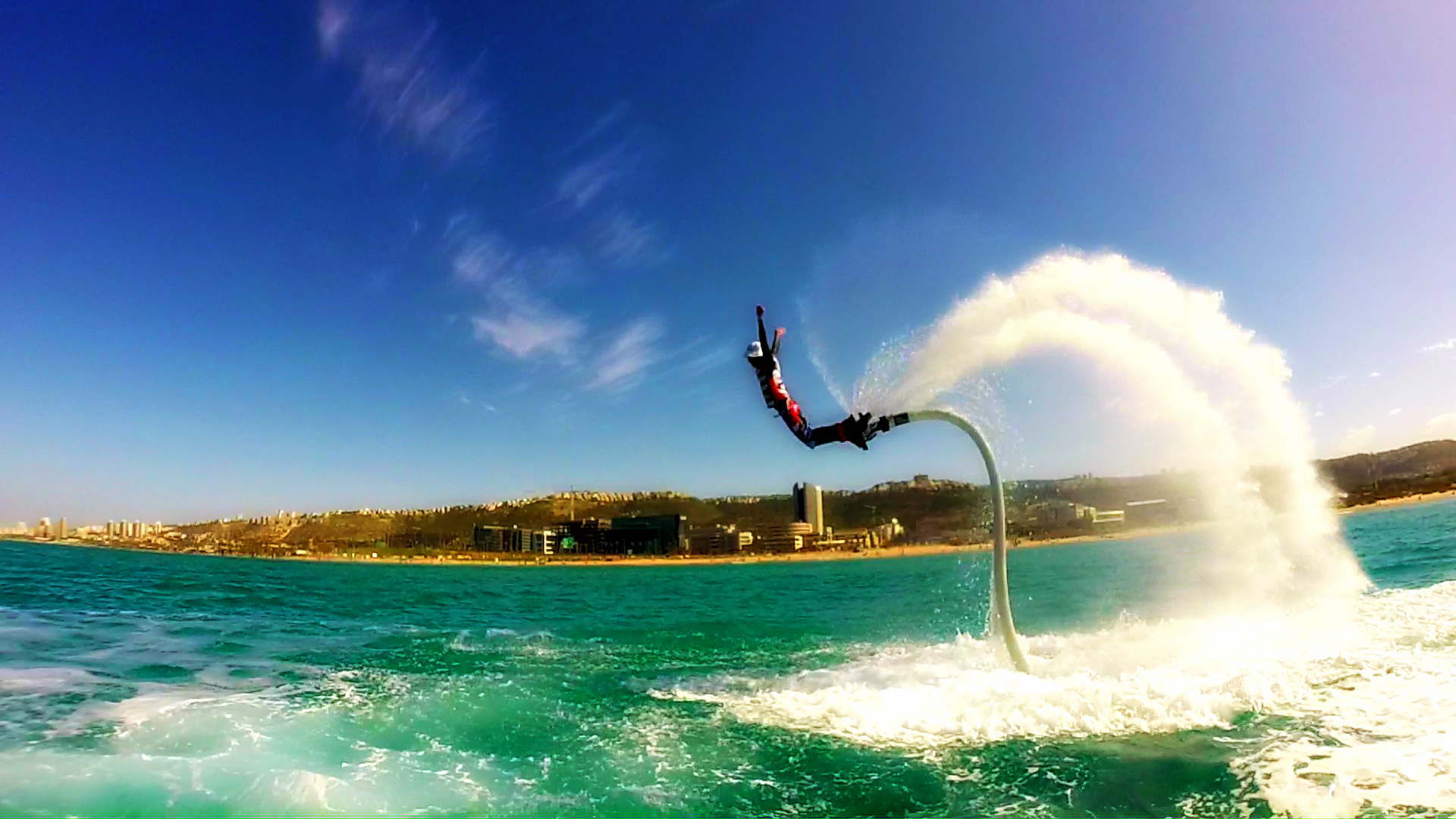 Flyboard пейзаж