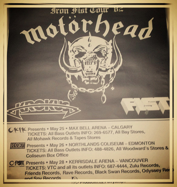 Fist takes Thunder in Rock (and keyboards!) on tour with Motorhead