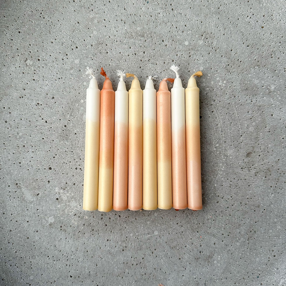 DIP DYE Stearin Kerzen