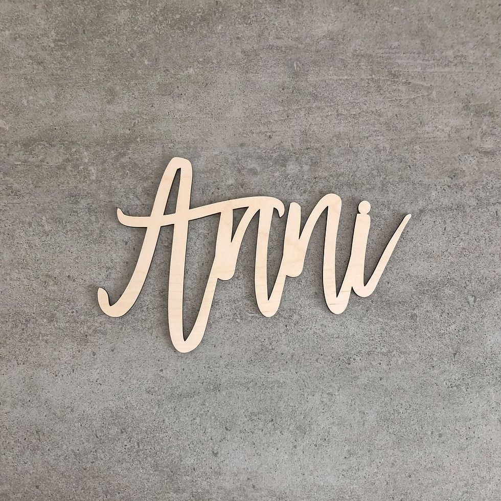 Miniaturbild: Schriftzug Name