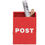 Miniaturbild: Miniatur Briefkasten mit Zeitung, 5x3,5x1,8cm, Artikel-Nr. 500352