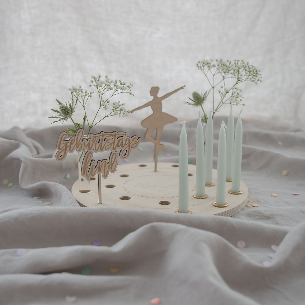 Miniaturbild: Caketopper, Geburtstagskind, Jomawood
