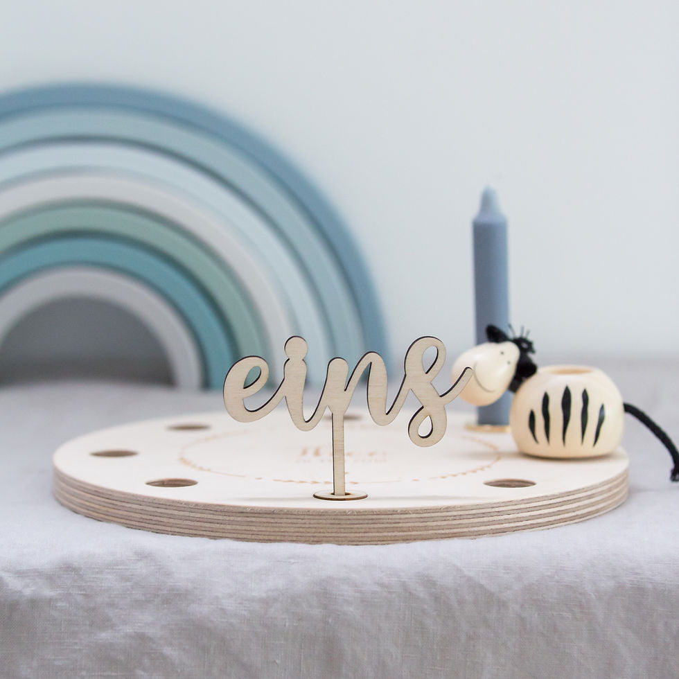 Caketopper, Zahlen, eins, zwei, drei,