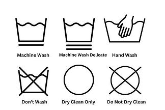 Washing recommendations
