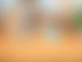 Moving boxes, a rolled-up rug, a broom, and a plant on a hardwood floor during a home move.