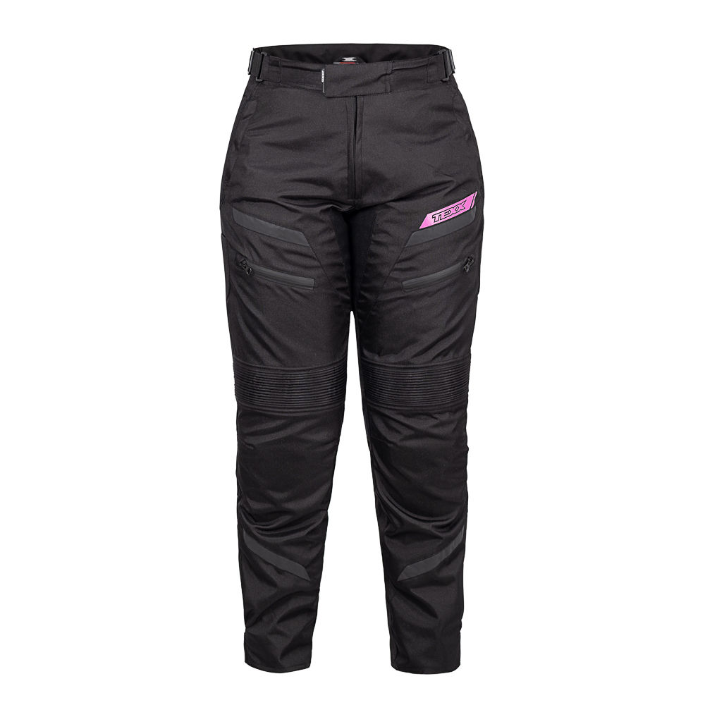 Calça Texx New Strike V3 Lady Preta Rosa Impermeável Proteção CE