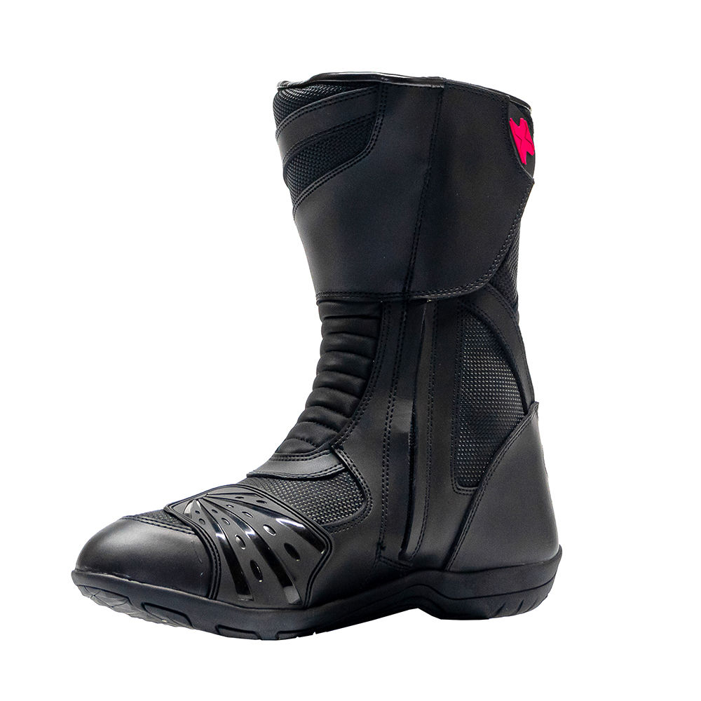 Bota Texx Strike V2 Preta Impermeável Proteção Motociclista