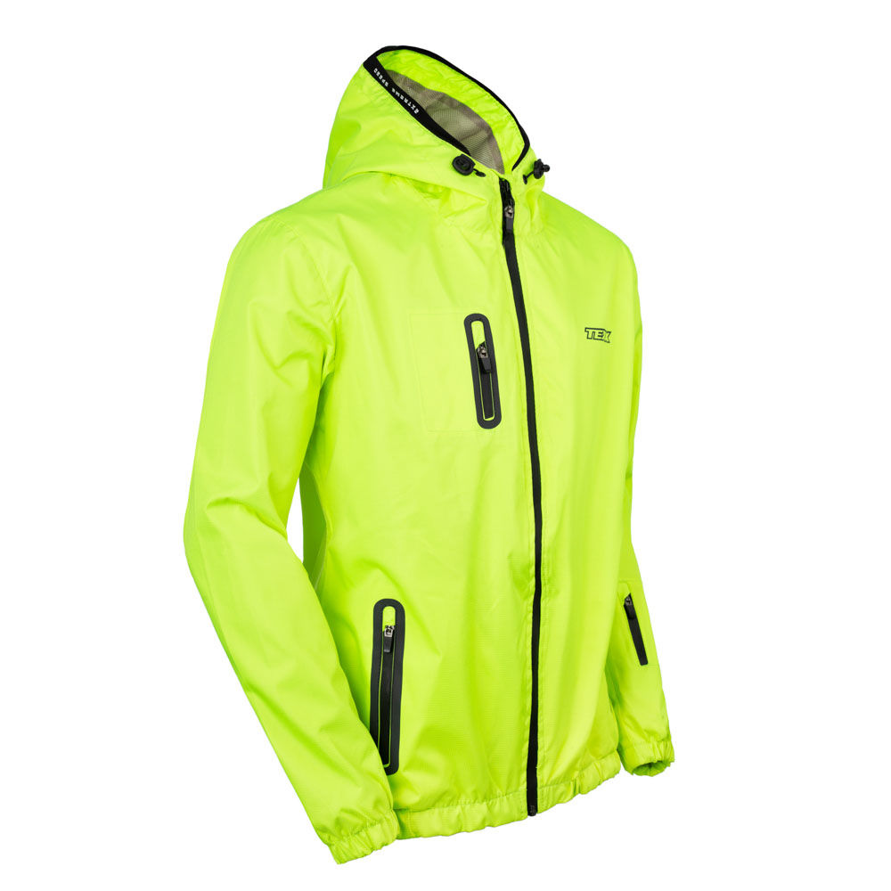 Jaqueta Corta Vento Texx Neon V2 Verde Impermeável