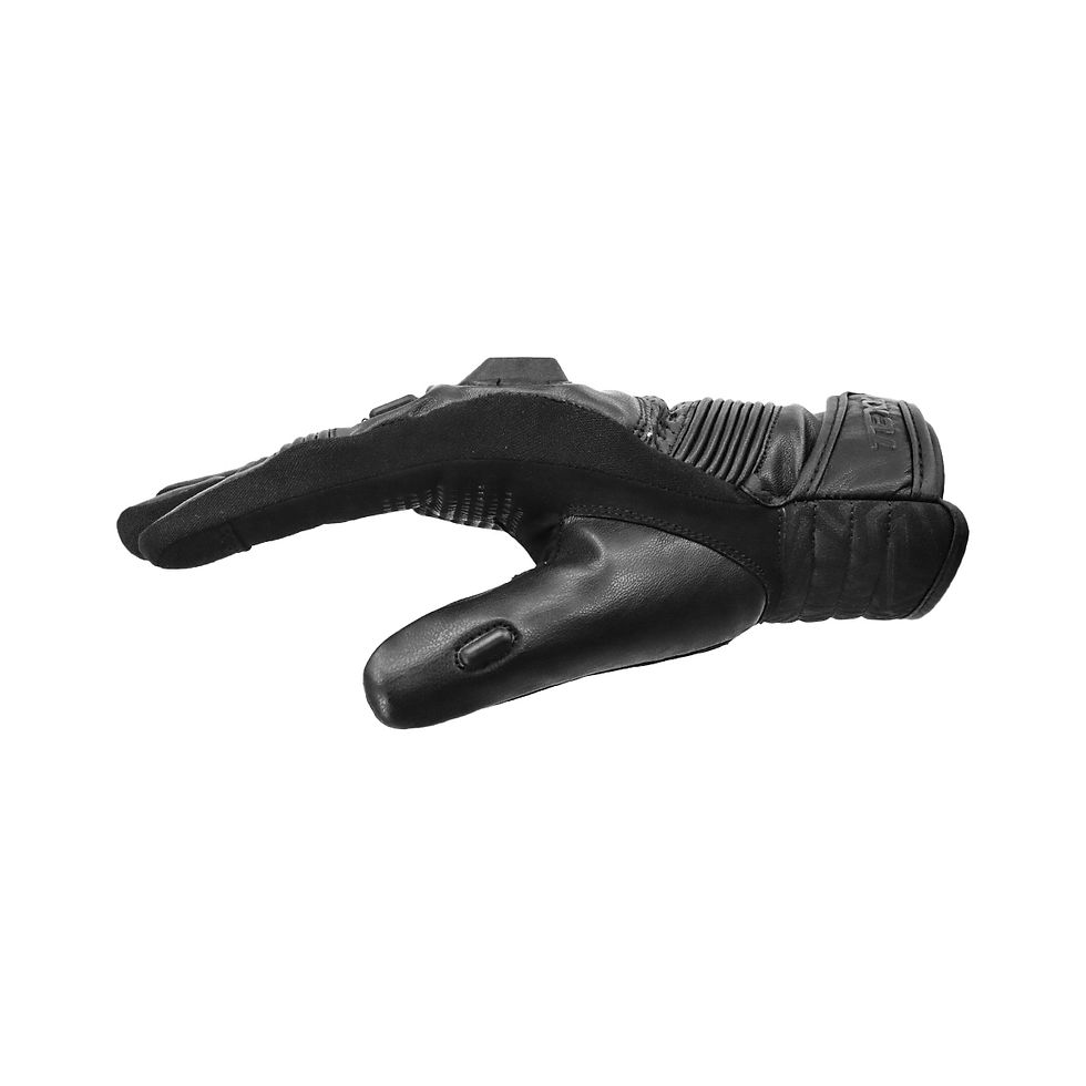 Miniatura: Luva Texx Phanter Couro Preta Proteção Touch
