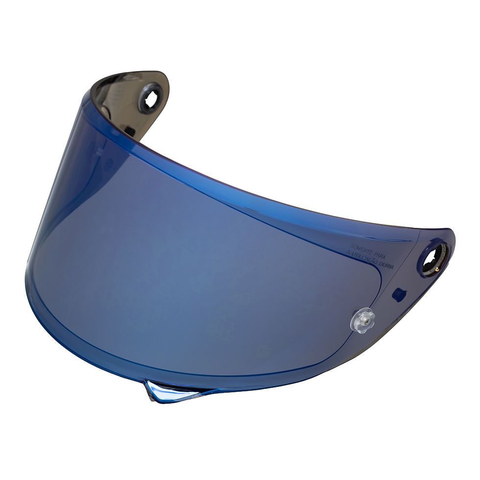 Miniatura: Viseira Azul Iridium Antifog HJC RPHA 12 Espelhada M