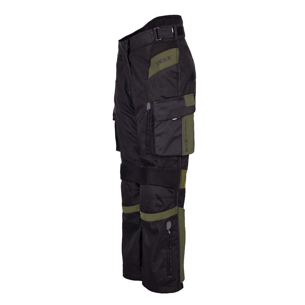 Miniatura: Calça Texx Armor Preta Verde Feminina Impermeável Proteção CE
