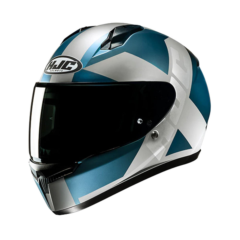 Capacete Hjc C10 Tez Azu Cinz  56