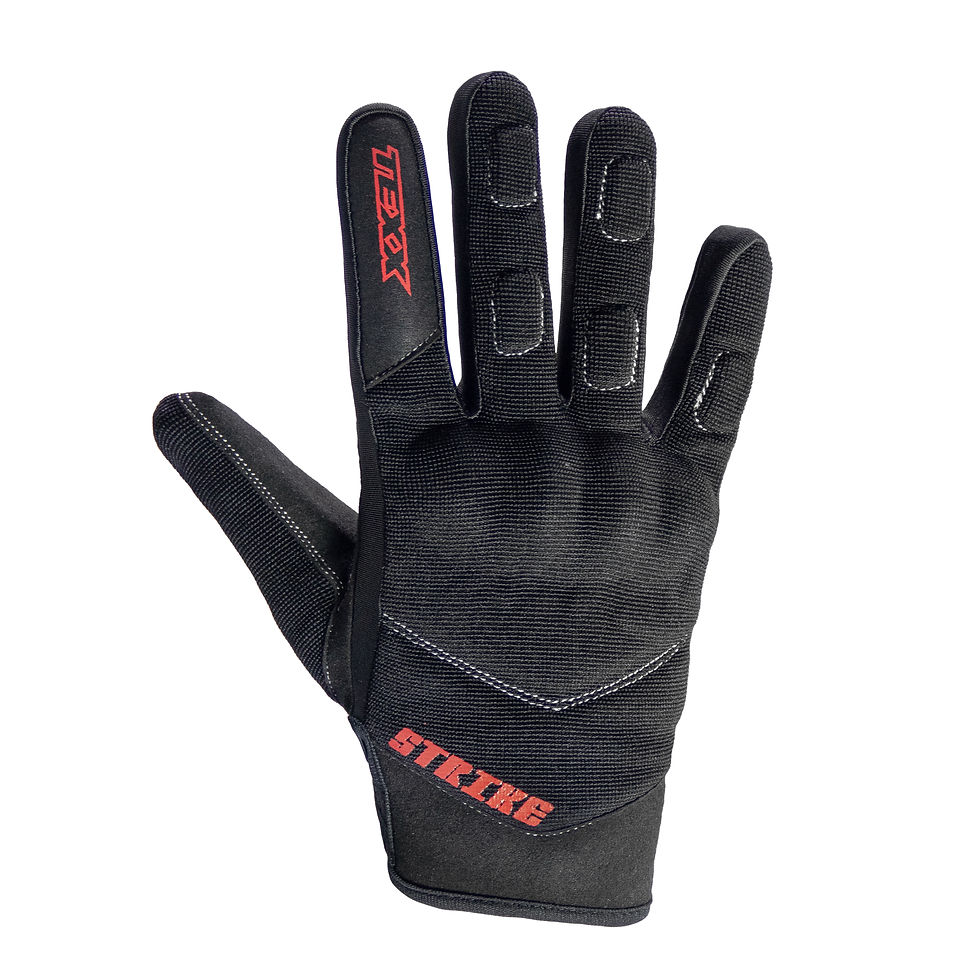 Miniatura: Luva Texx New Strike V2 Preta Curta Proteção CE