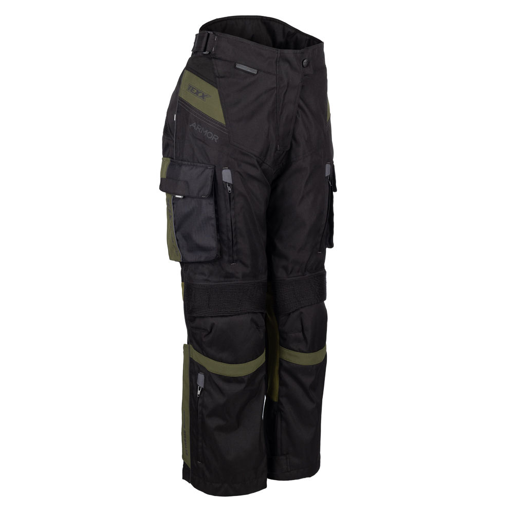 Calça Texx Armor Preta Verde Feminina Impermeável Proteção CE