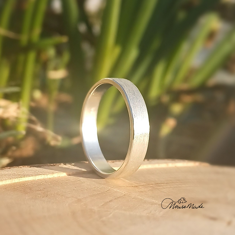 Thumbnail: Chunky Satin and Sleek Ring