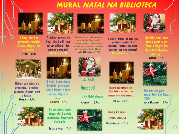 NATAL NA BE - Mural,Filmes, Leituras...!