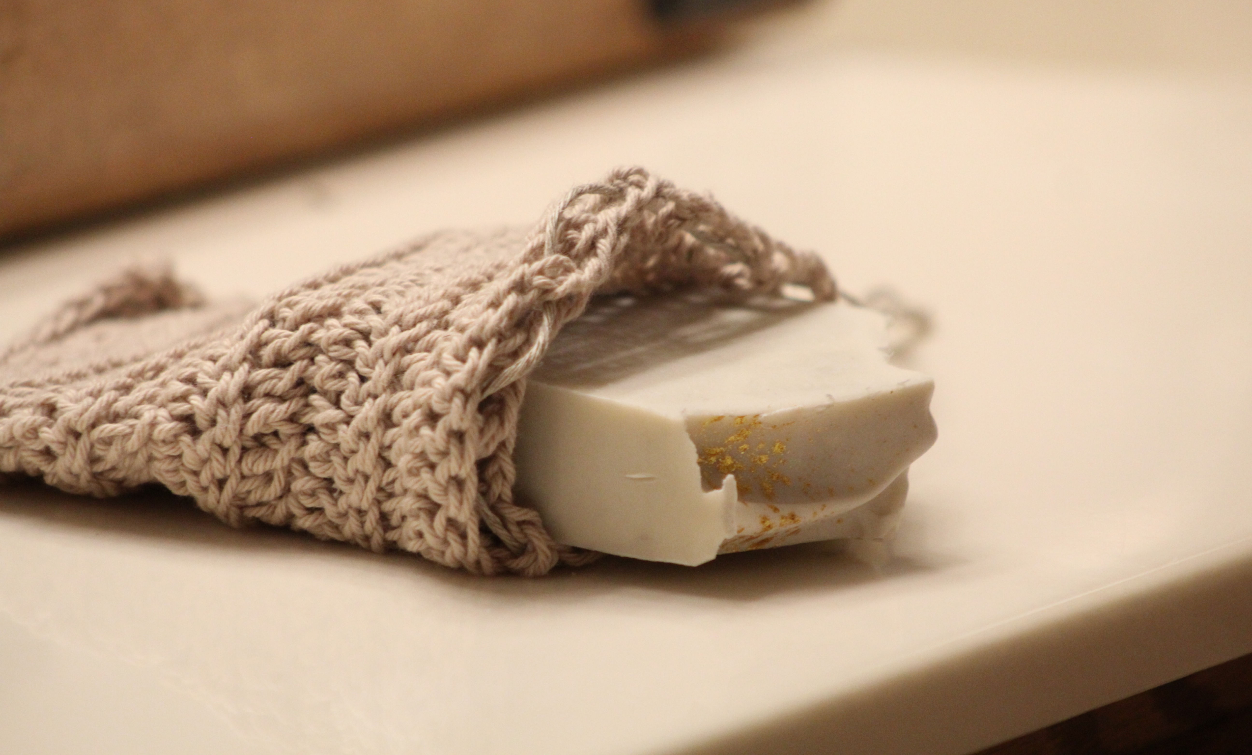 Cotton Crocheted Soap Sleeves