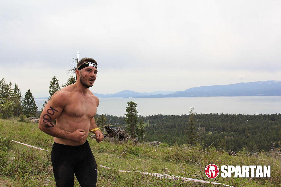 Bryce boepple trail running with beautiful views