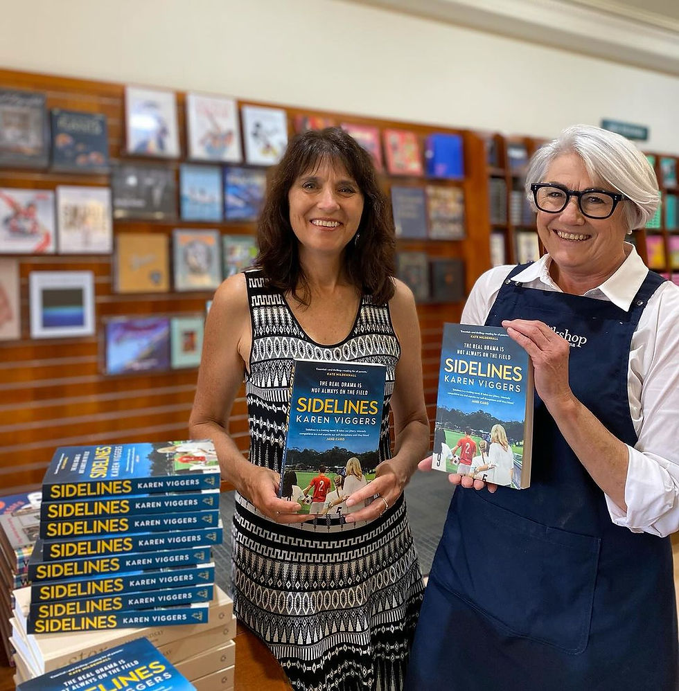 Karen Viggers and Marie from Bookshop Bowral