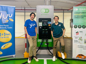 Charge+ partners yuu Rewards Club to offer the biggest loyalty rebates for EV charging in Singapore at up to 18% cash rebates 