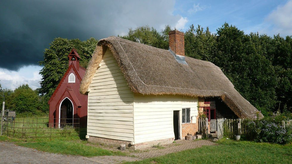 Chiltern Open Air Museum cloudy day