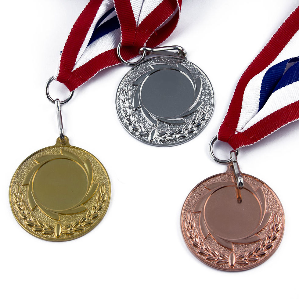 Medallas con centros 