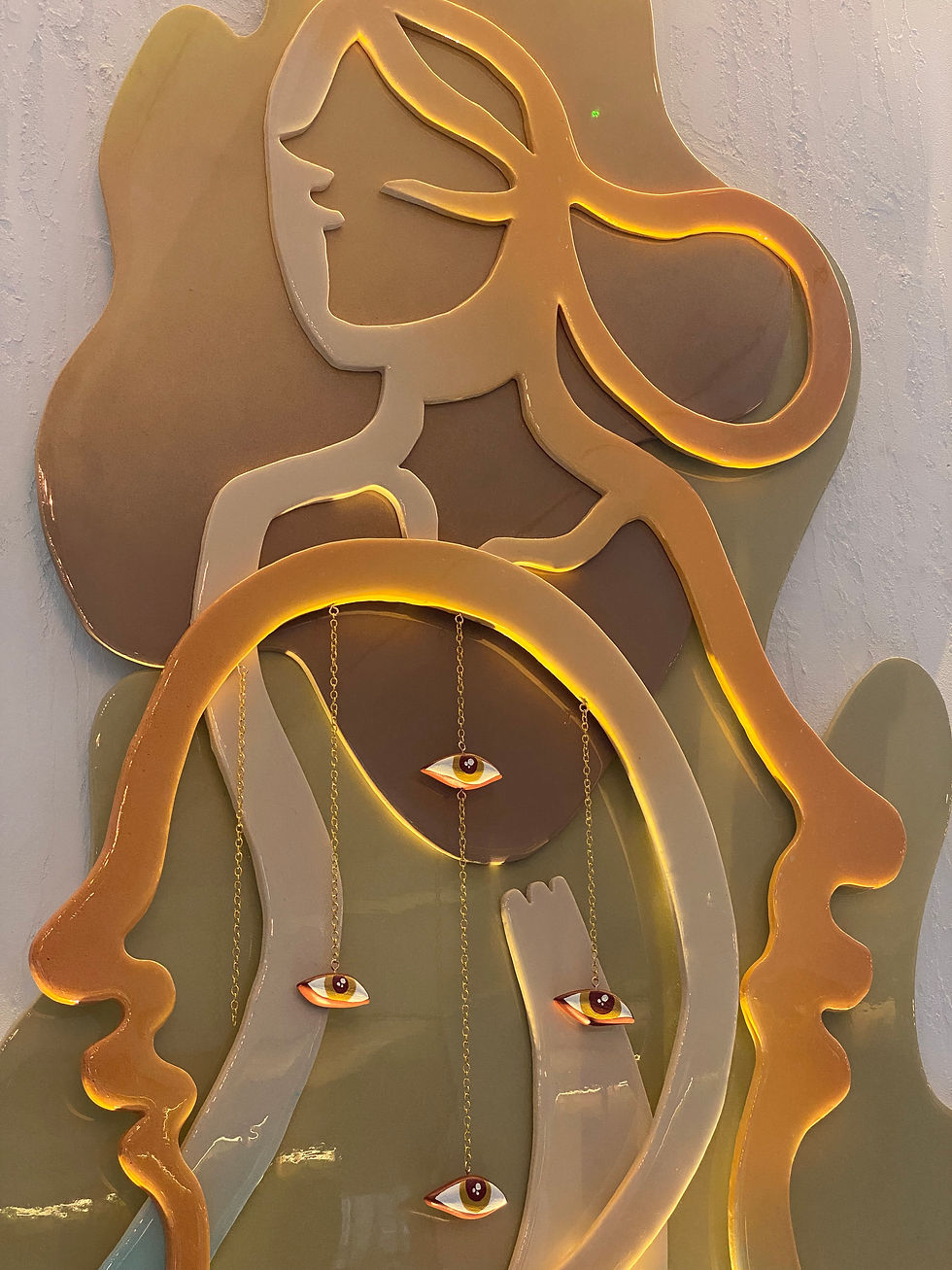 Miniatura:  ~Transmutation matter-spirit ~ Art wood piece by mowcka