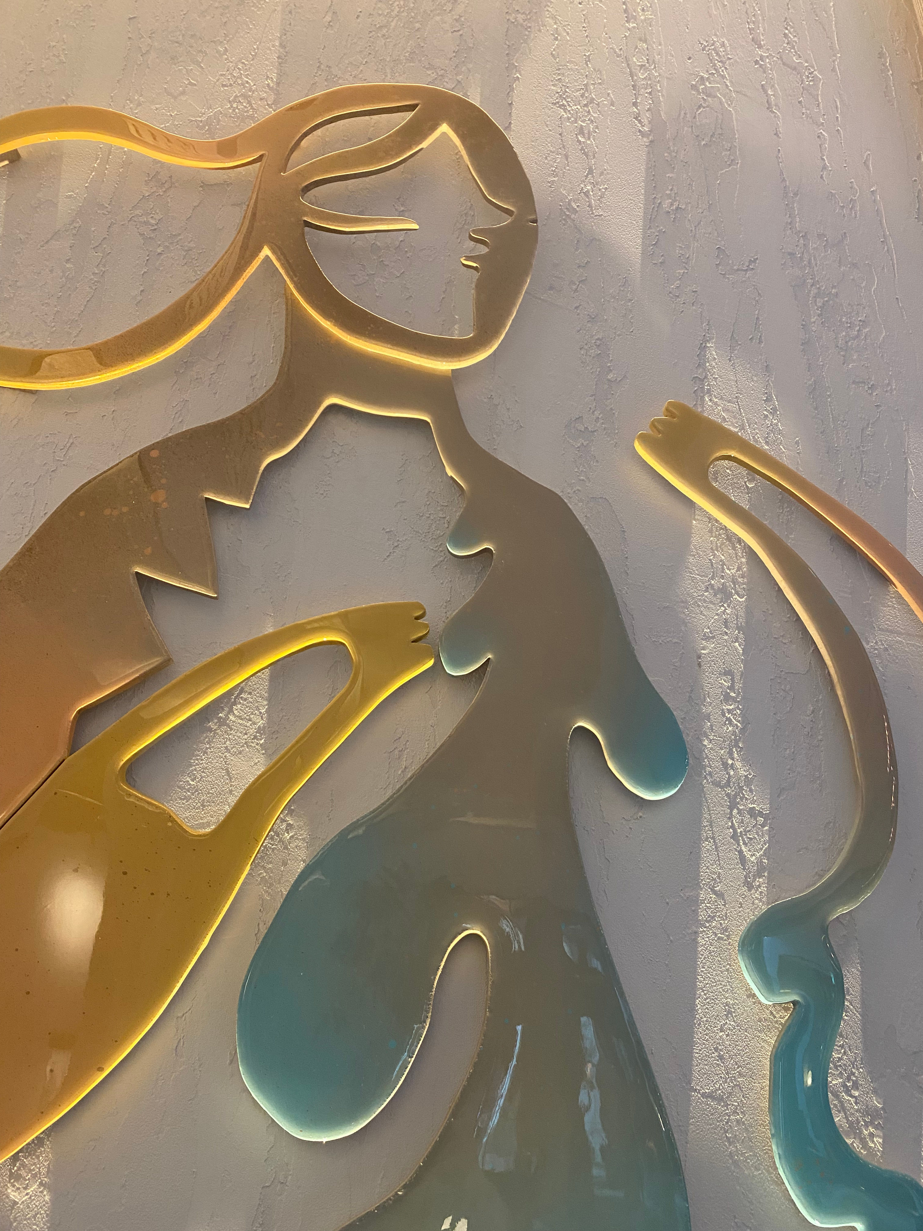  ~Transmutation MATTER~ Art wood piece by mowcka