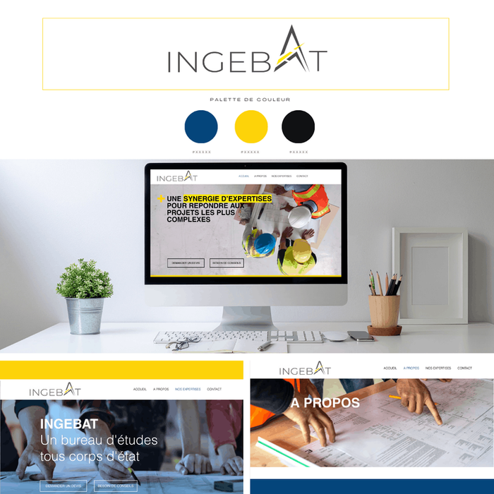 Logo, charte graphique toulouse - Ingebat
