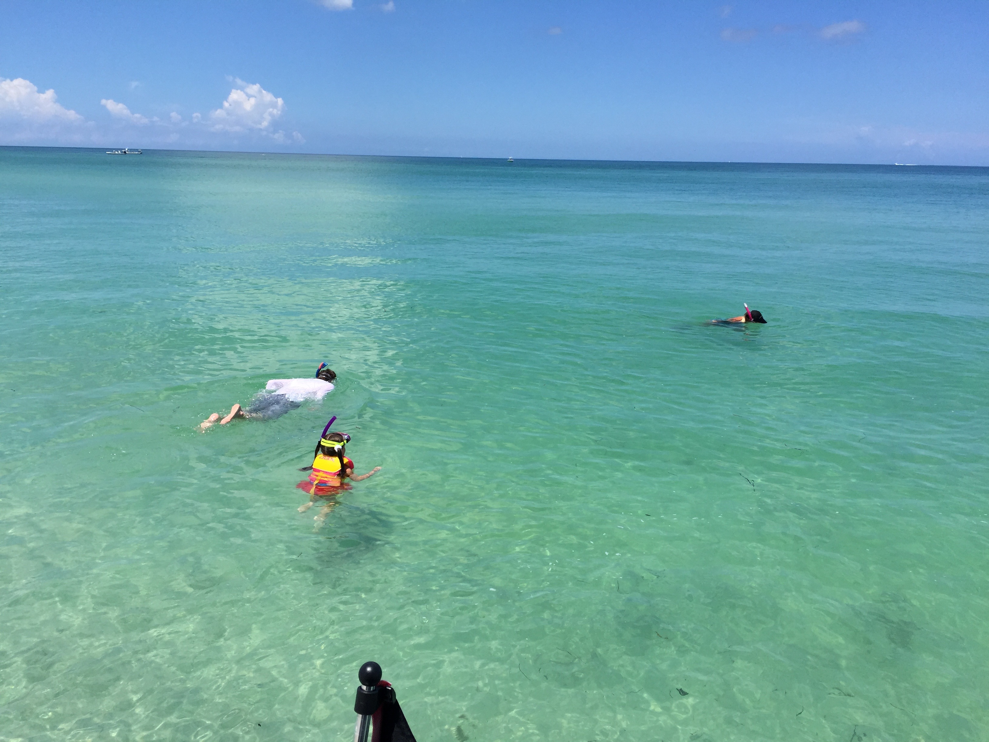 Snorkling at Boca Grande