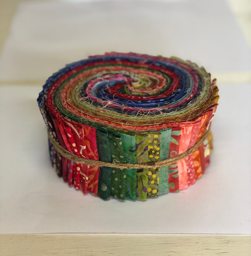 Thumbnail: Batik Fabric Jelly Roll