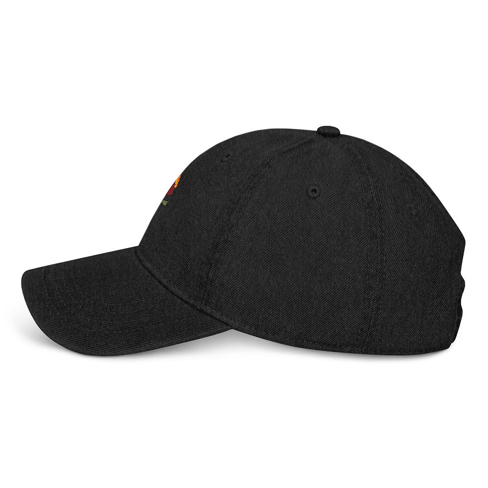 Thumbnail: Burning Rose Denim Cap (Click to see more color options)