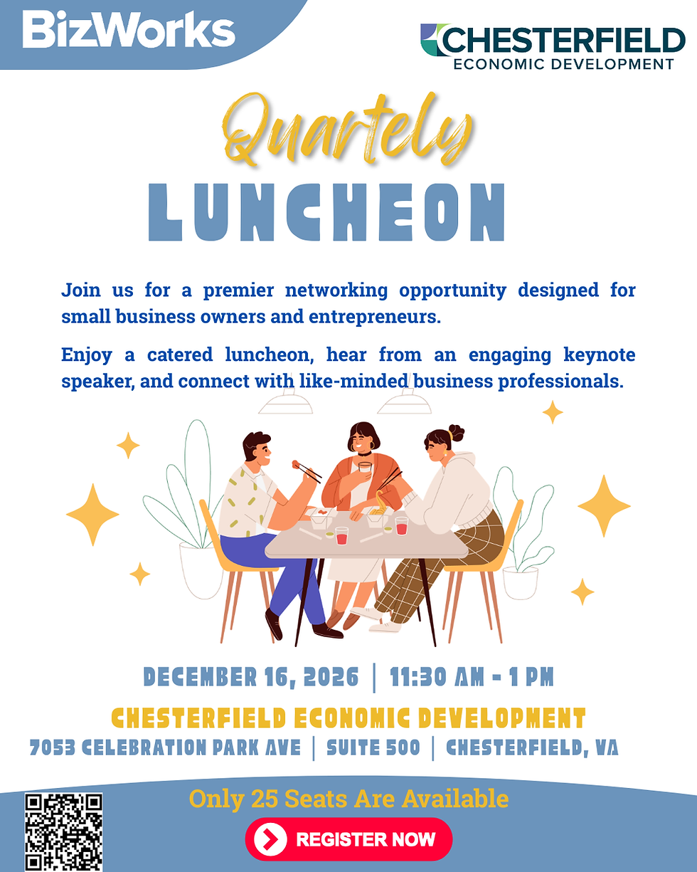 BizWork Quarterly Luncheon presented by Chesterfield Economic Development