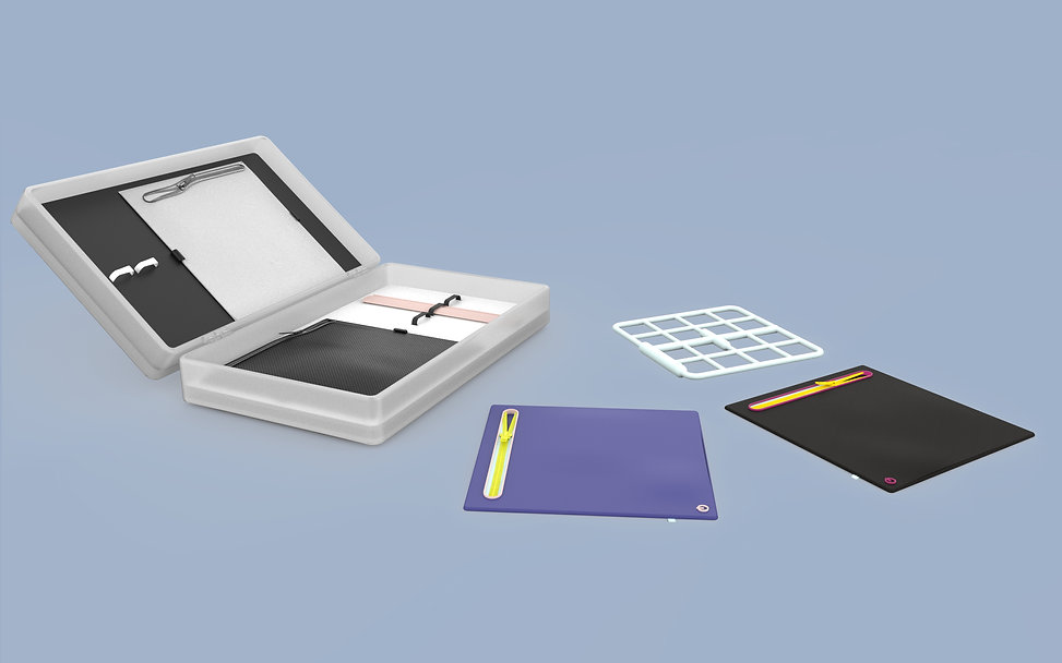 Image of a set of objects in a tool kit