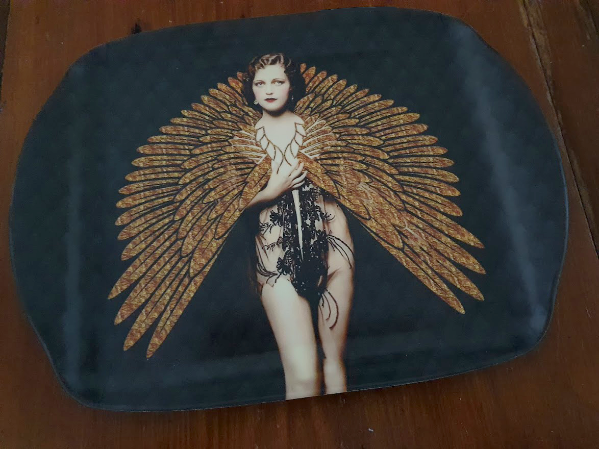 Small Tray - Golden Wings