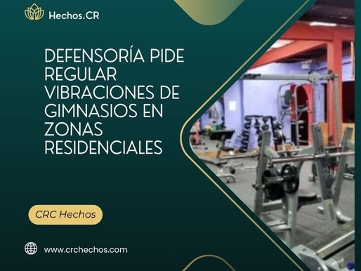 Defensoría pide regular vibraciones de gimnasios en zonas residenciales